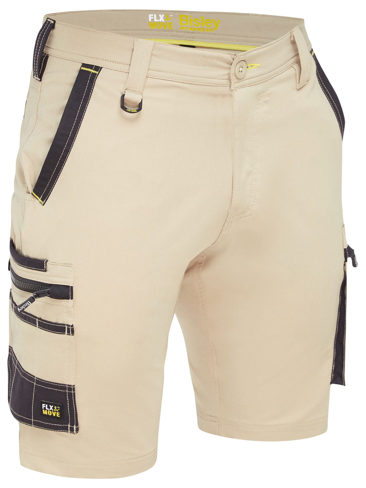 BSHC1332 - Flx & Move™ 4-Way Stretch Zip Cargo Short - UNBRANDED