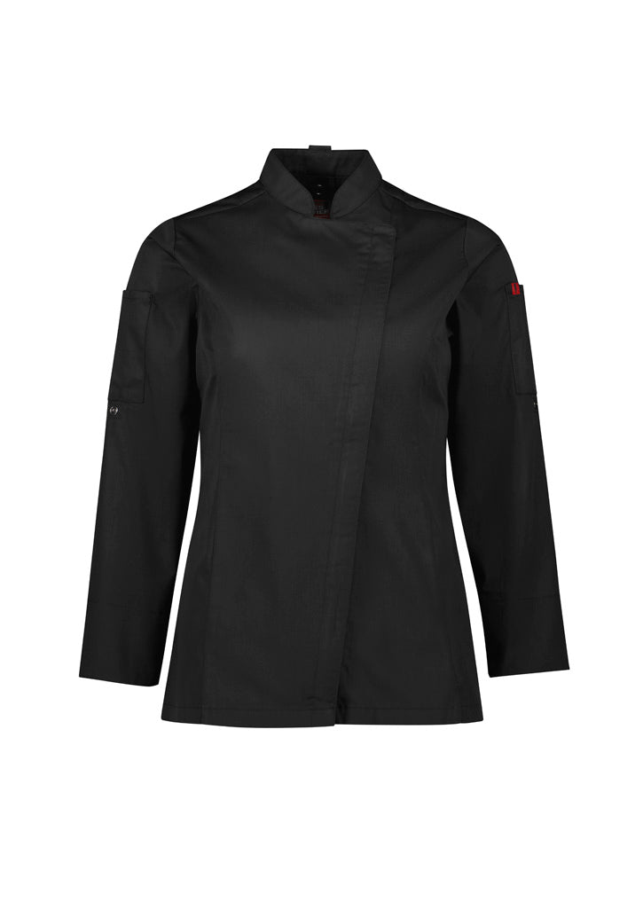 CH330LL - Womens Alfresco Long Sleeve Chef Jacket - UNBRANDED