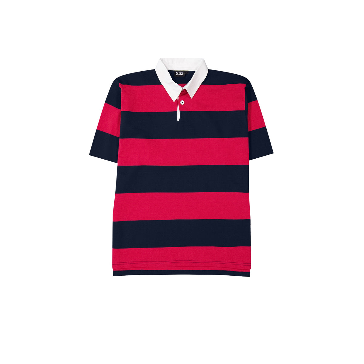 SS-RJS - Short-Sleeved Striped Rugby Jersey - UNBRANDED
