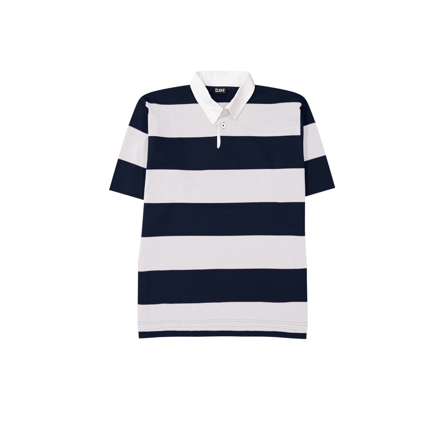 SS-RJS - Short-Sleeved Striped Rugby Jersey - UNBRANDED
