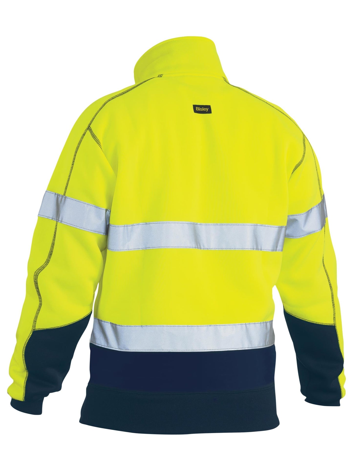 BK6989T - Taped Hi Vis 1/4 Zip Fleece Pullover - UNBRANDED