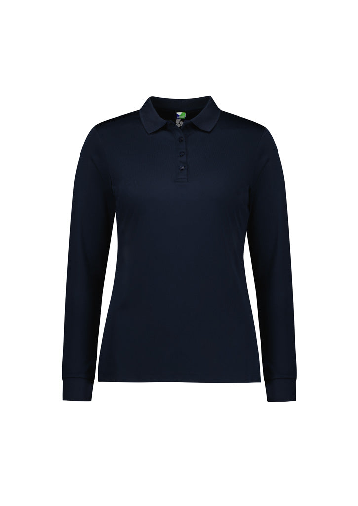P206LL - Womens Action Long Sleeve Polo - UNBRANDED