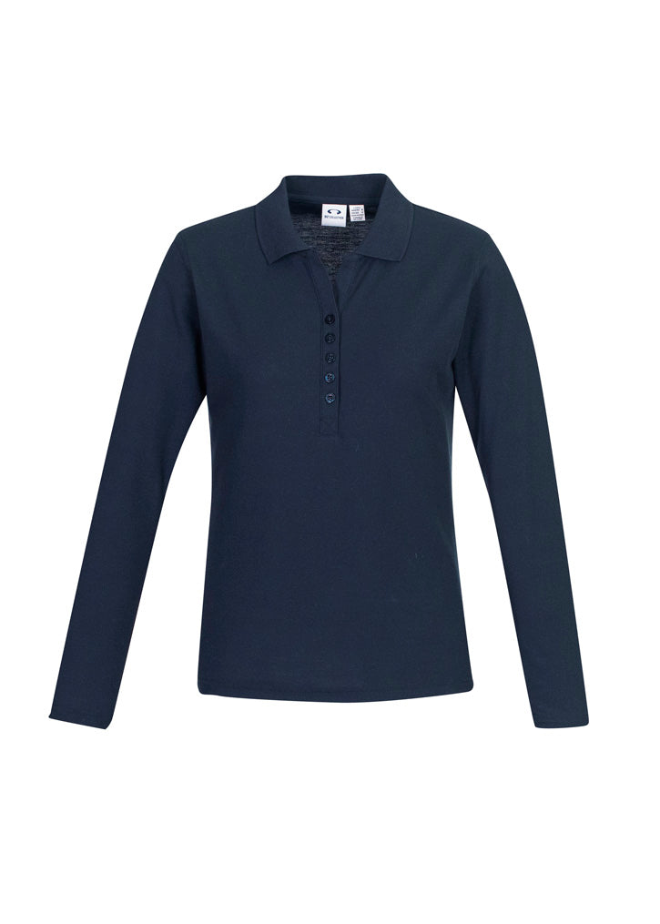 P400LL - Womens Crew Long Sleeve Polo - UNBRANDED