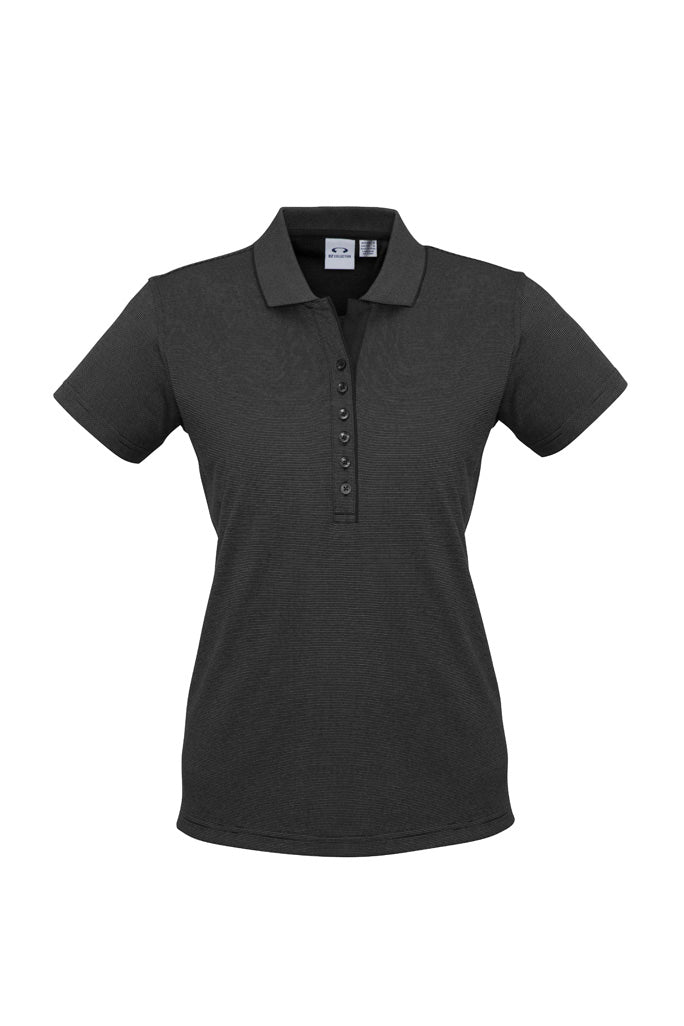 P501LS - Womens Shadow Short Sleeve Polo - UNBRANDED