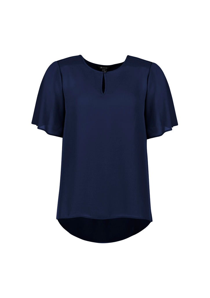 RB261LS - Womens Vienna Short Sleeve Blouse - UNBRANDED