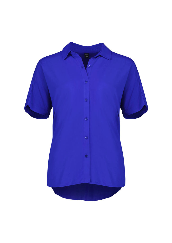 RB365L - Womens Dahlia Short Sleeve Blouse - UNBRANDED