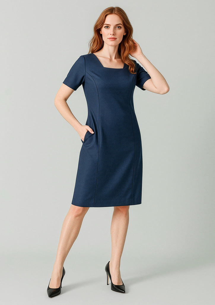 RD409L - Womens Renew Short Sleeve Dress - UNBRANDED
