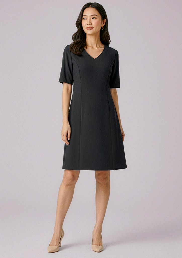 RD974L - Womens Siena Extended Short Sleeve Dress - UNBRANDED