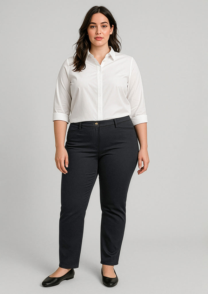 RGP263L - Womens Slim Leg Stretch Chino Pant - UNBRANDED