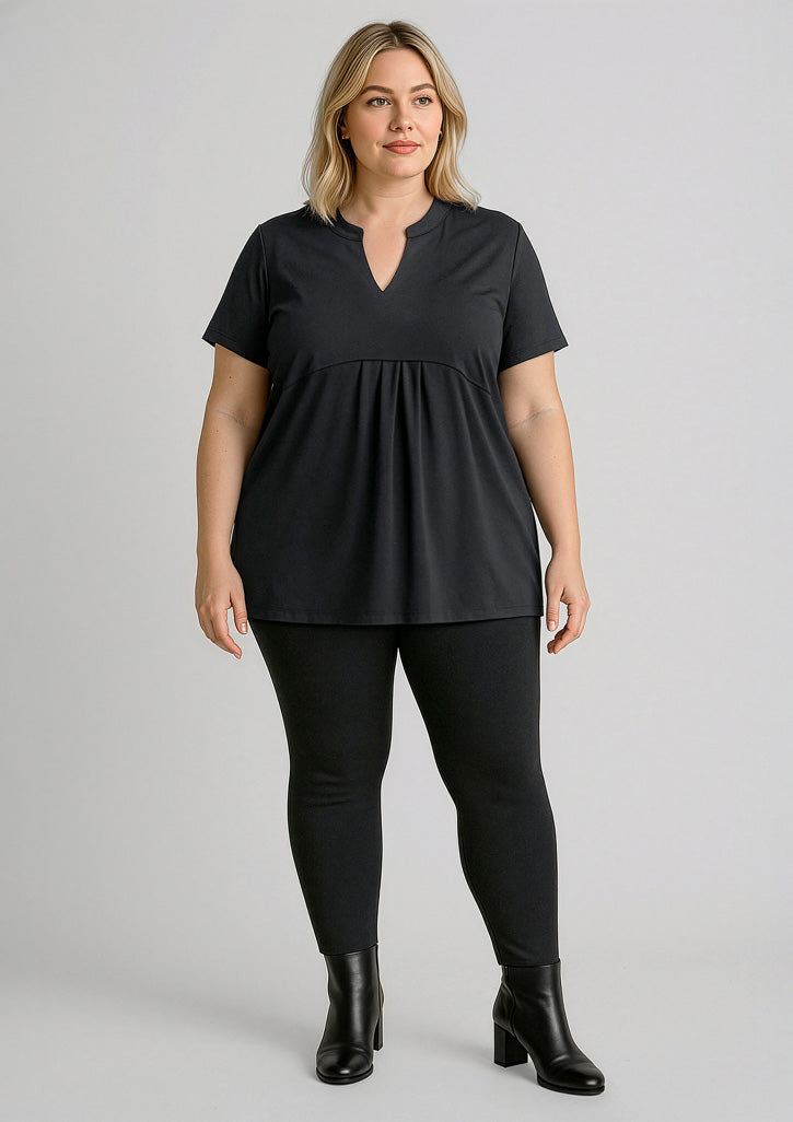 RGP303L - Womens Scuba Ponte High-rise Pull-on Corporate Legging - UNBRANDED