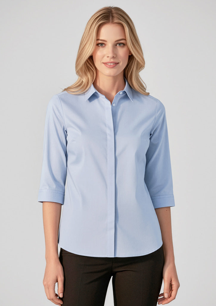 RS968LT - Womens Charlie 3/4 Sleeve Shirt - UNBRANDED