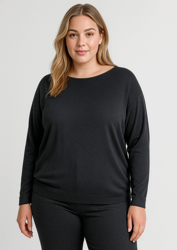 RSW370L - Womens Skye Batwing Sweater Top - UNBRANDED