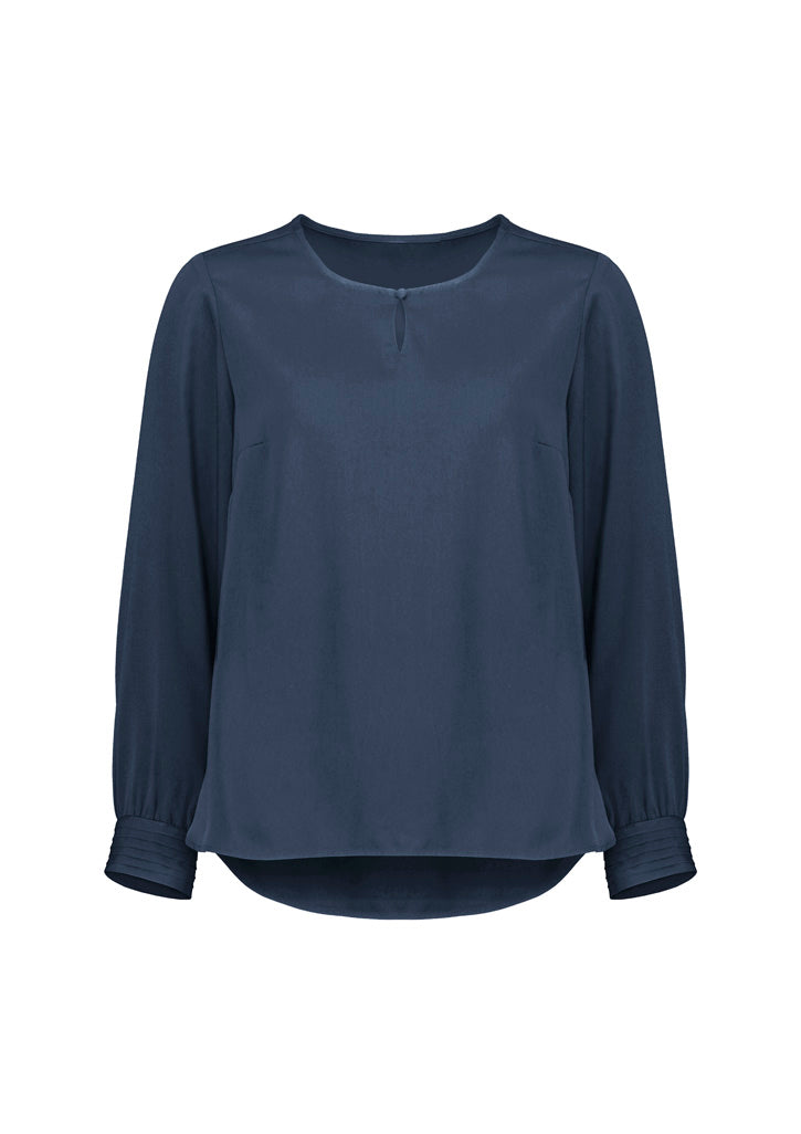 RU569LL - Womens Evelyn Long Sleeve Blouse - UNBRANDED