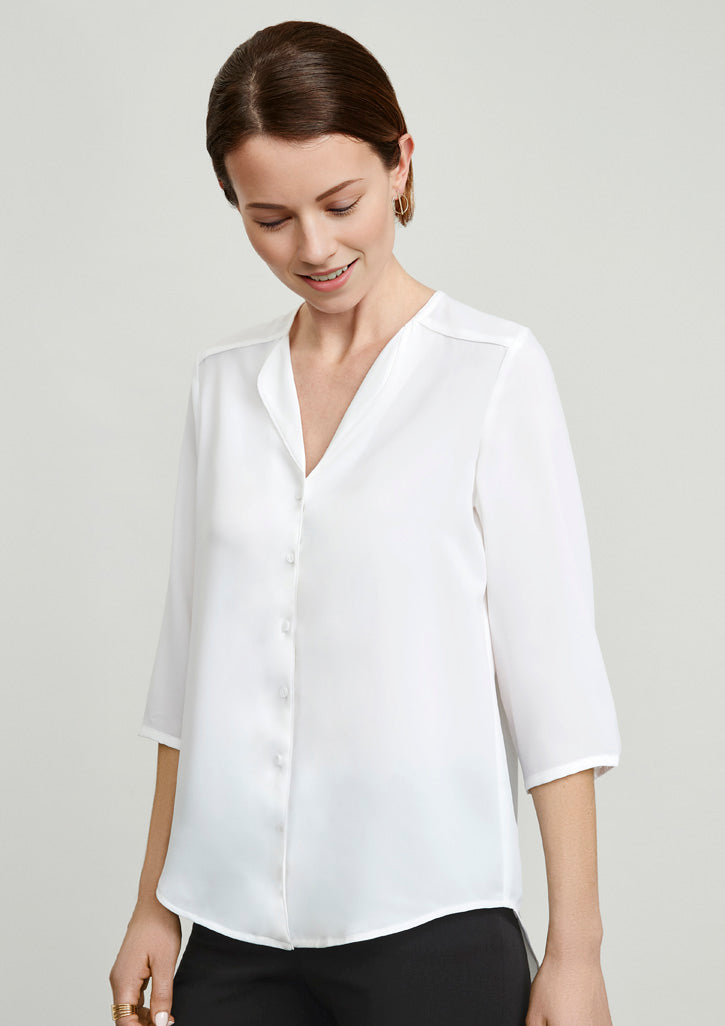 S015LT - Womens Lily Longline Blouse - UNBRANDED