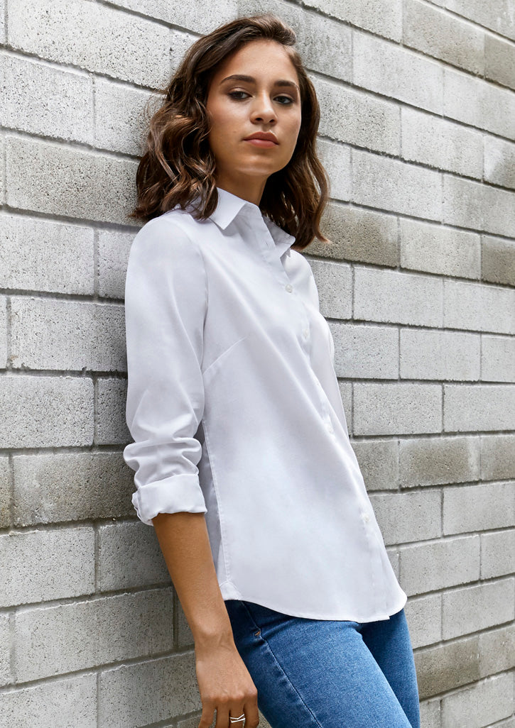 S127LL - Womens Memphis Long Sleeve Shirt - UNBRANDED