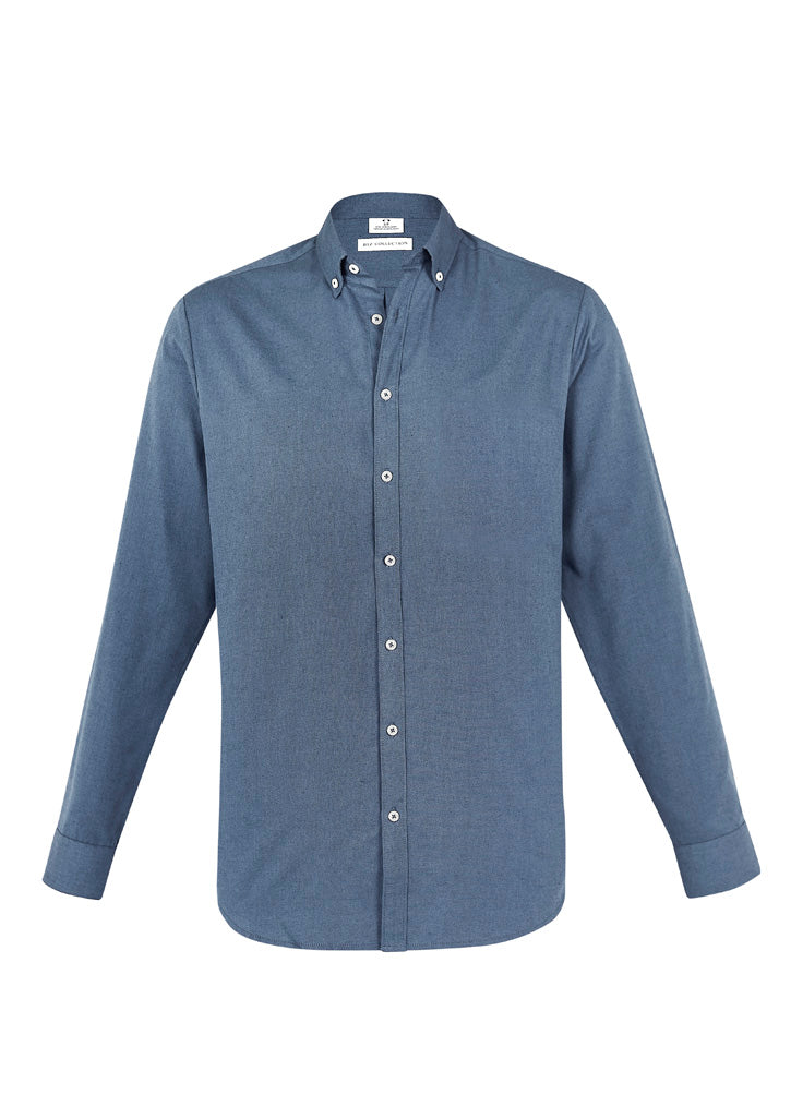 S127ML - Mens Memphis Long Sleeve Shirt - UNBRANDED