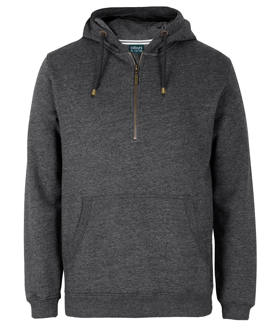 S3FHZ - C of C BRASS 1/2 ZIP HOODIE - UNBRANDED