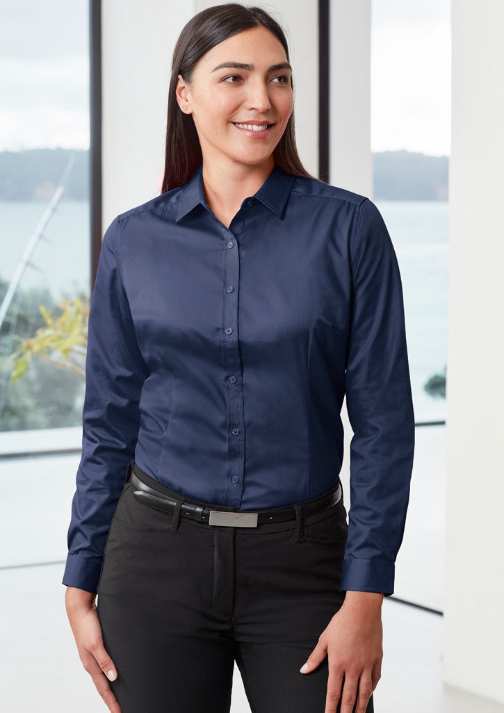 S522LL - Ladies Dalton Long Sleeve Shirt - UNBRANDED