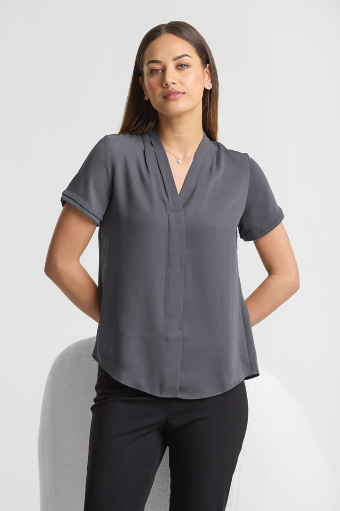 S628LS - Womens Madison Short Sleeve Shirt - UNBRANDED