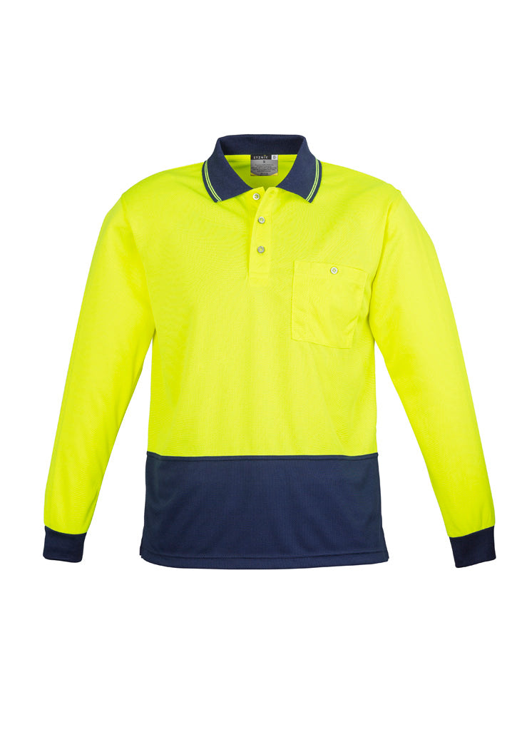 ZH232 - Unisex Hi Vis Basic Long Sleeve Polo - UNBRANDED