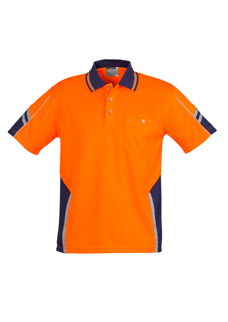 ZH237 - Mens Hi Vis Squad Short Sleeve Polo - UNBRANDED
