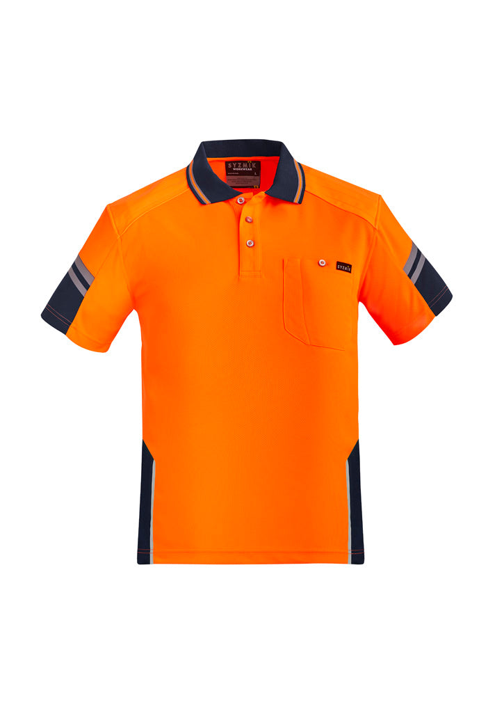 ZH465 - Mens Hi Vis Reinforced Squad Short Sleeve Polo - UNBRANDED