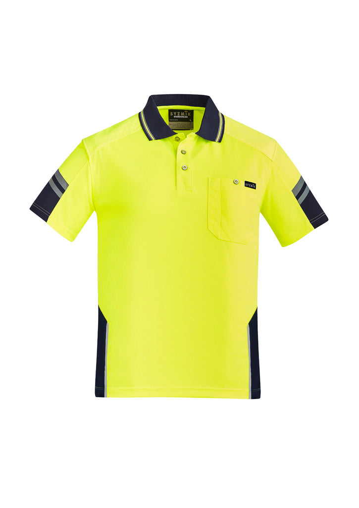 ZH465 - Mens Hi Vis Reinforced Squad Short Sleeve Polo - UNBRANDED