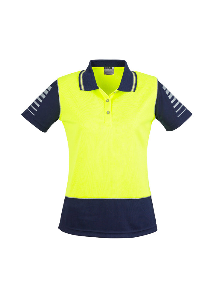 ZHL236 - Womens Hi Vis Zone Short Sleeve Polo - UNBRANDED