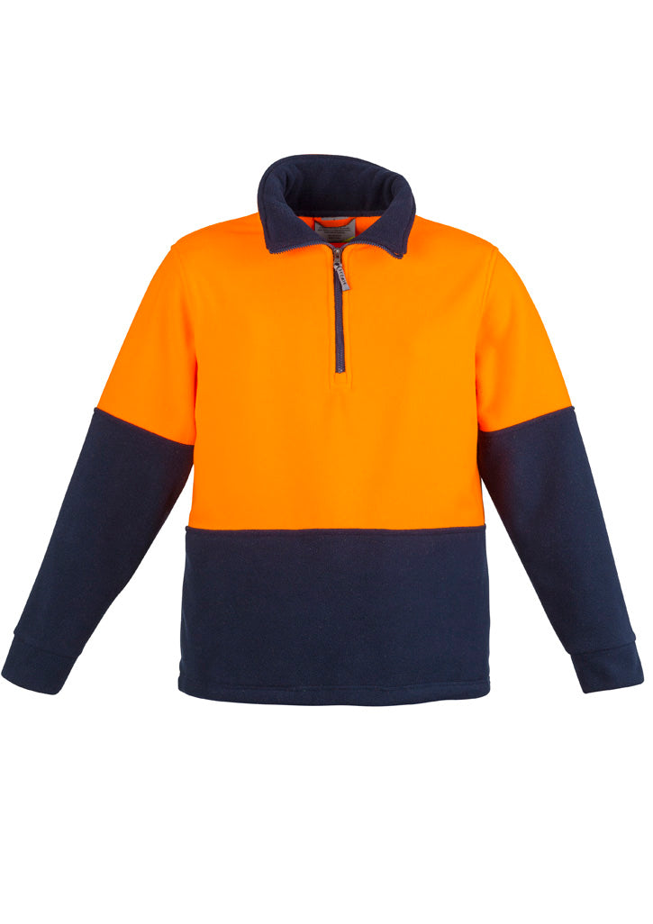 ZT460 - Unisex Hi Vis 1/2 Zip Polar Fleece Pullover - UNBRANDED