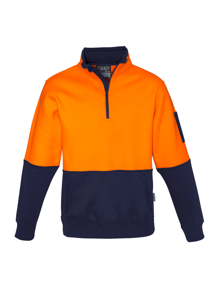ZT476 - Unisex Hi Vis 1/2 Zip Pullover - UNBRANDED