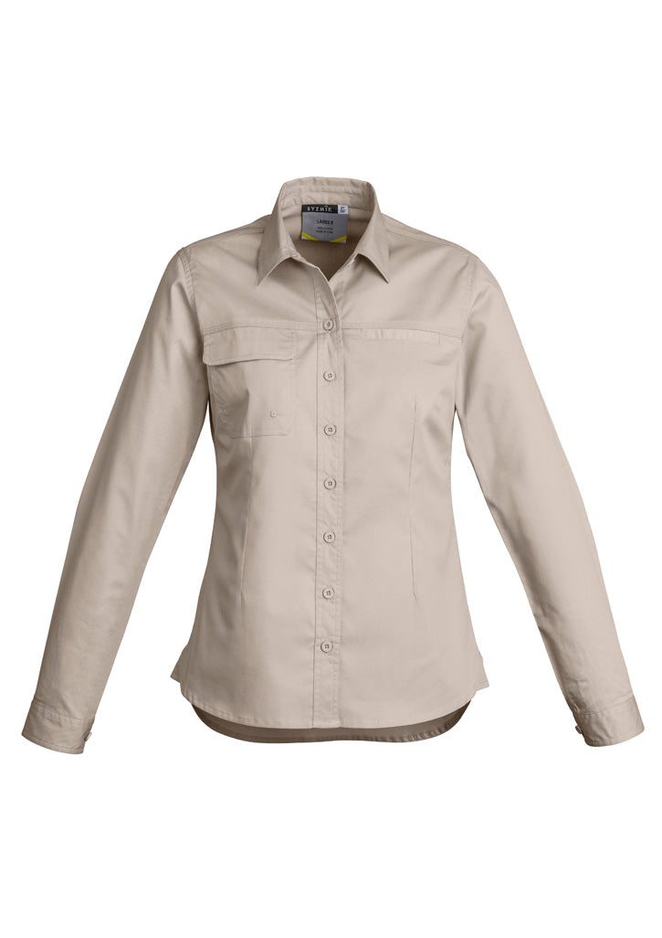 ZWL121 - Womens Lightweight Tradie Long Sleeve Shirt - UNBRANDED