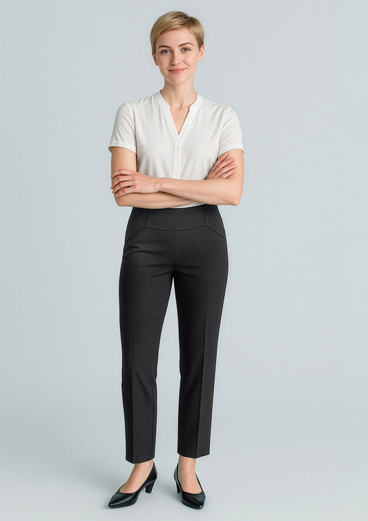 10121 - Womens Cool Stretch Bandless Slim Leg Pant - UNBRANDED