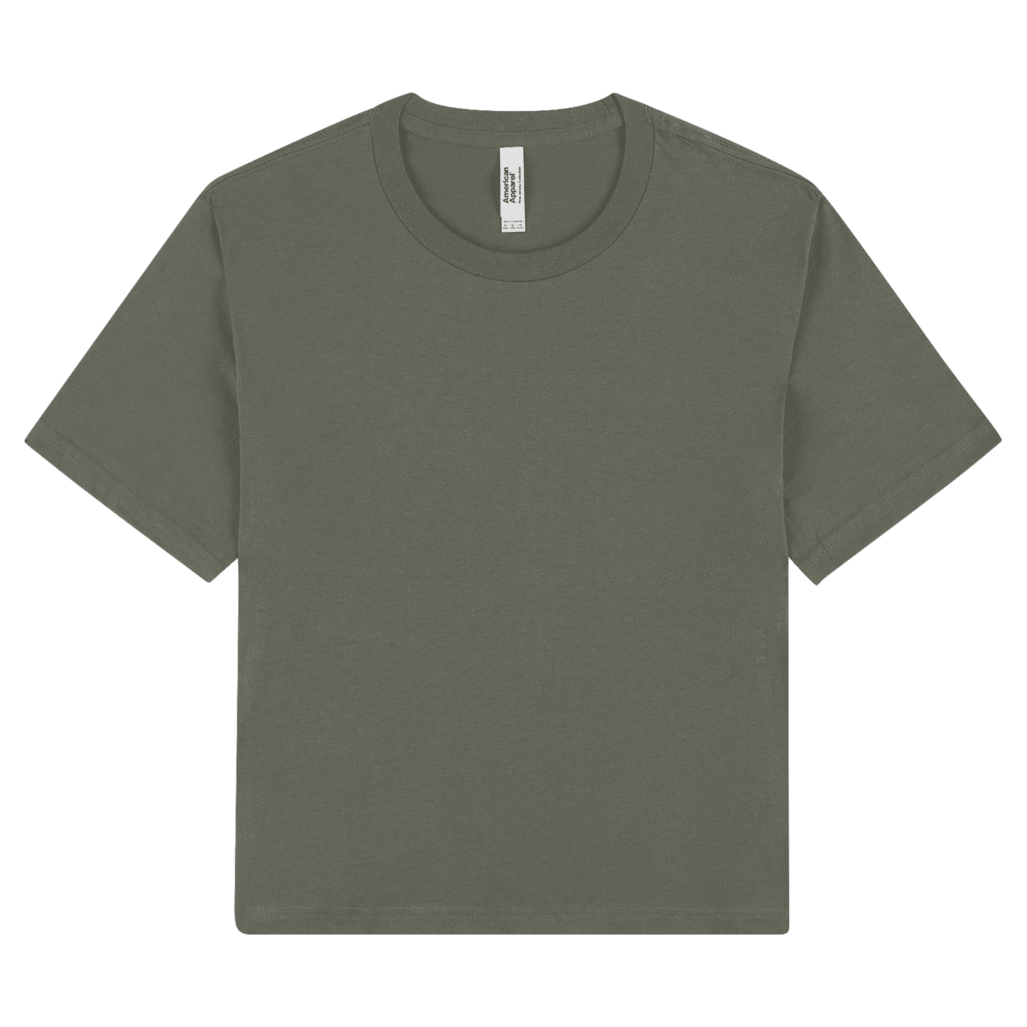 102 - 102 American Apparel Women's Fine Jersey Boxy T - UNBRANDED