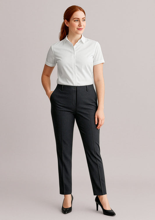 10722 - Womens Siena Bandless Elastic Waist Pant - UNBRANDED