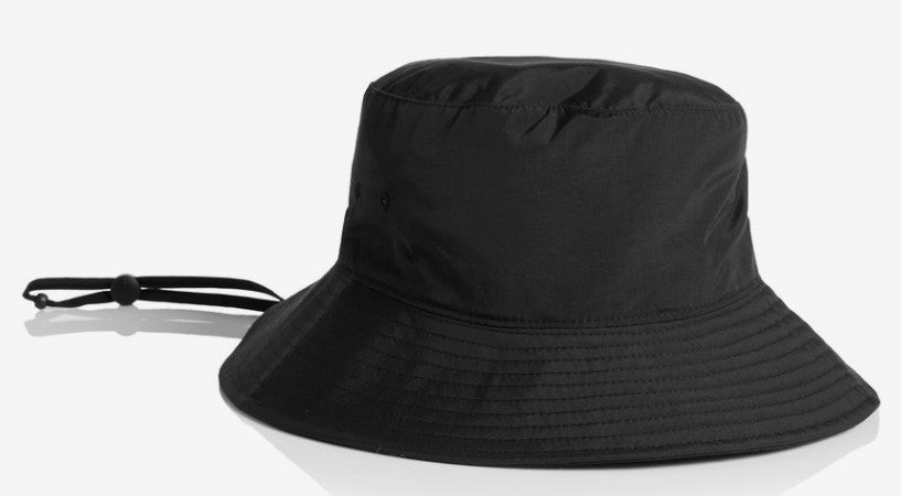 1174 - Nylon Wide Brim Bucket Hat - UNBRANDED