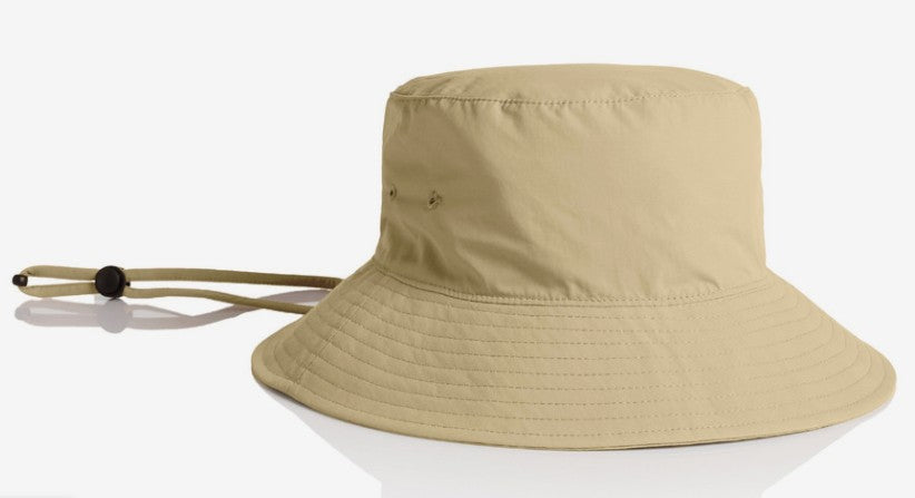 1174 - Nylon Wide Brim Bucket Hat - UNBRANDED