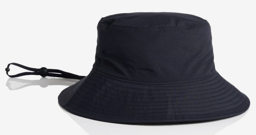 1174 - Nylon Wide Brim Bucket Hat - UNBRANDED