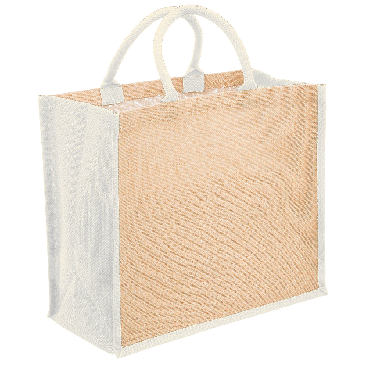 1184 - Large Eco Jute Tote - UNBRANDED