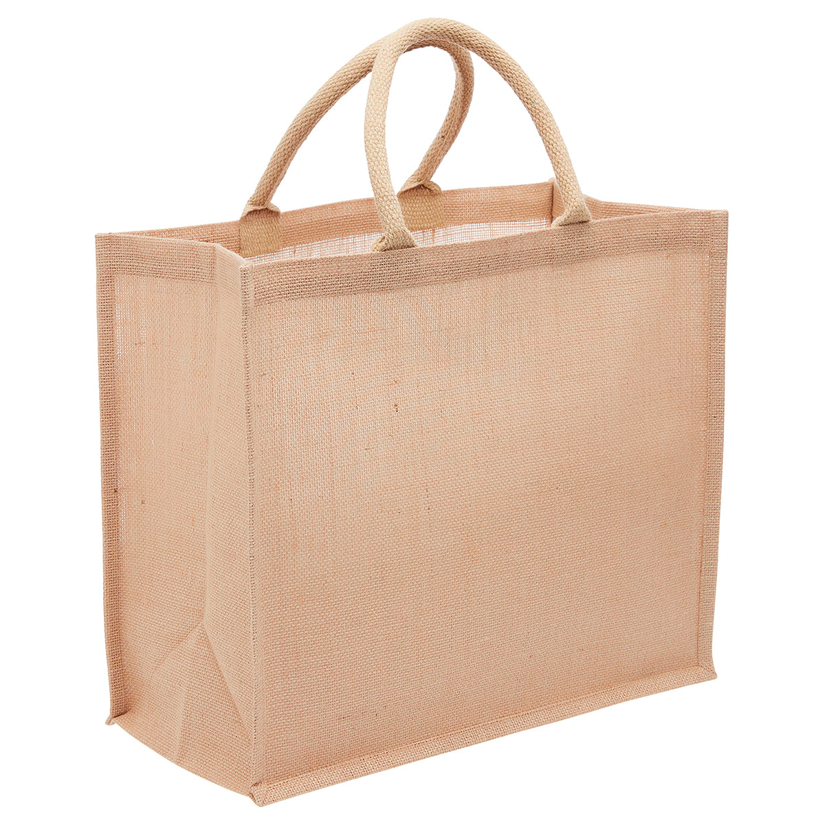 1184 - Large Eco Jute Tote - UNBRANDED