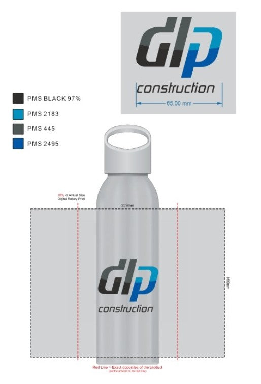 DLP CONSTRUCTION - Eclispe Aluminium Bottle 119386