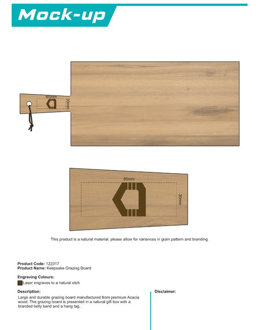 DOWNEY - Keepsake Grazing Board 122317