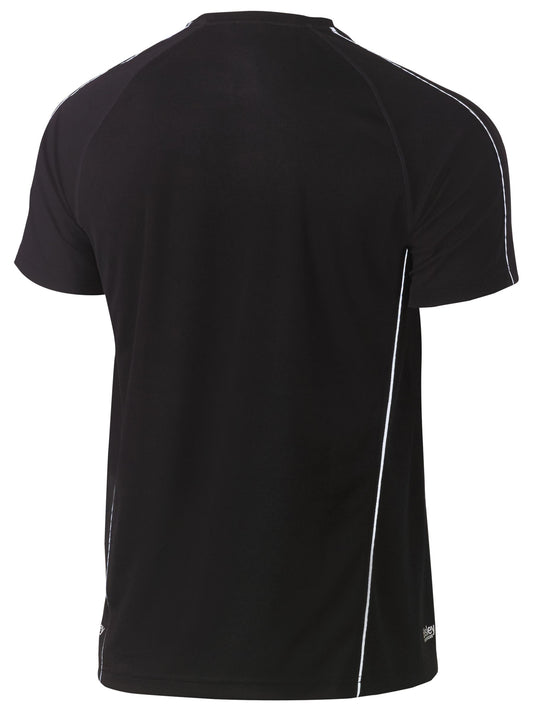 BK1426 - Cool Mesh Tee with Reflective Piping - UNBRANDED