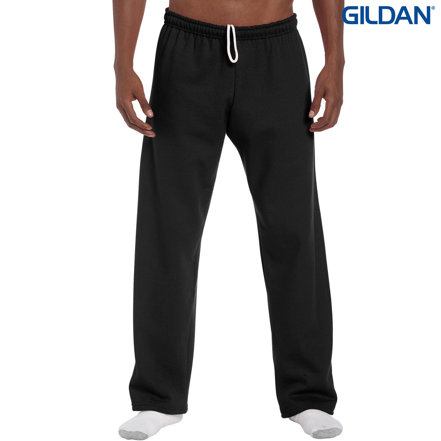 18400 - 18400 Gildan Heavy Blend Adult Open Bottom Sweatpants - UNBRANDED