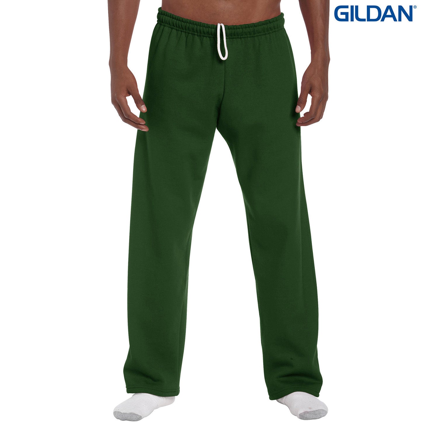 18400 - 18400 Gildan Heavy Blend Adult Open Bottom Sweatpants - UNBRANDED