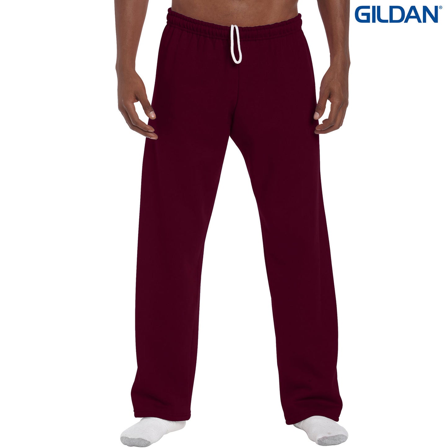18400 - 18400 Gildan Heavy Blend Adult Open Bottom Sweatpants - UNBRANDED