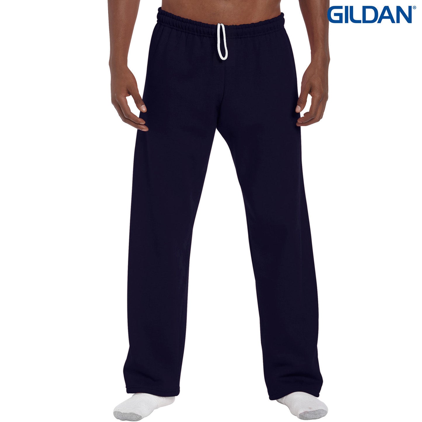 18400 - 18400 Gildan Heavy Blend Adult Open Bottom Sweatpants - UNBRANDED