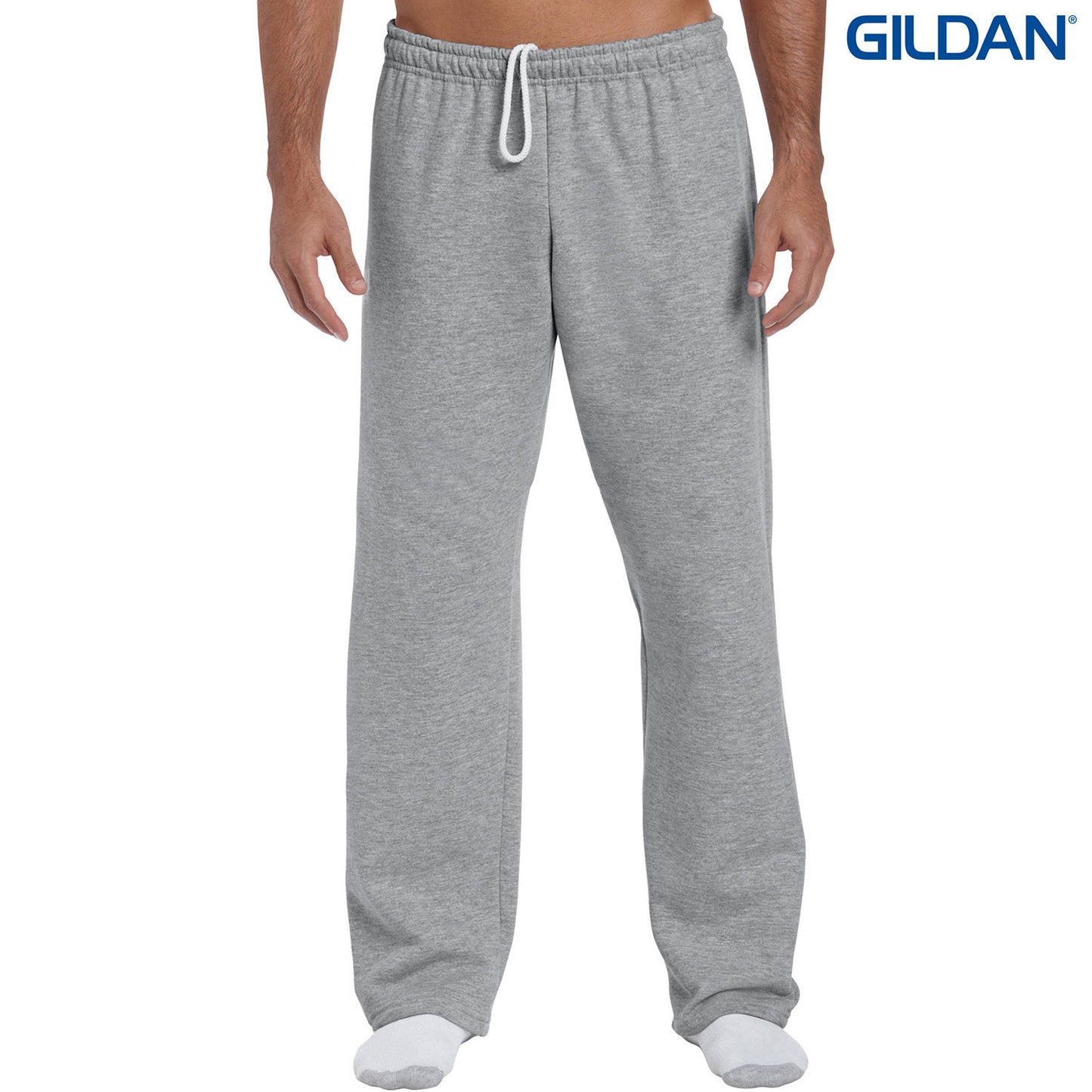 18400 - 18400 Gildan Heavy Blend Adult Open Bottom Sweatpants - UNBRANDED