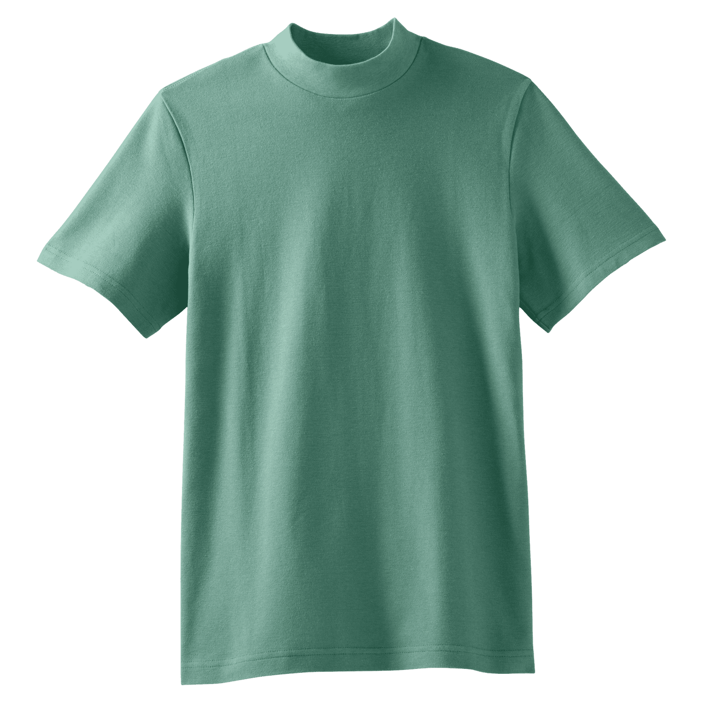 1PQ - 1PQ American Apparel Unisex Pique Mockneck T - UNBRANDED