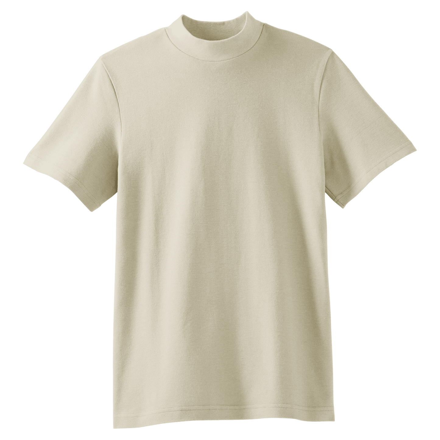 1PQ - 1PQ American Apparel Unisex Pique Mockneck T - UNBRANDED
