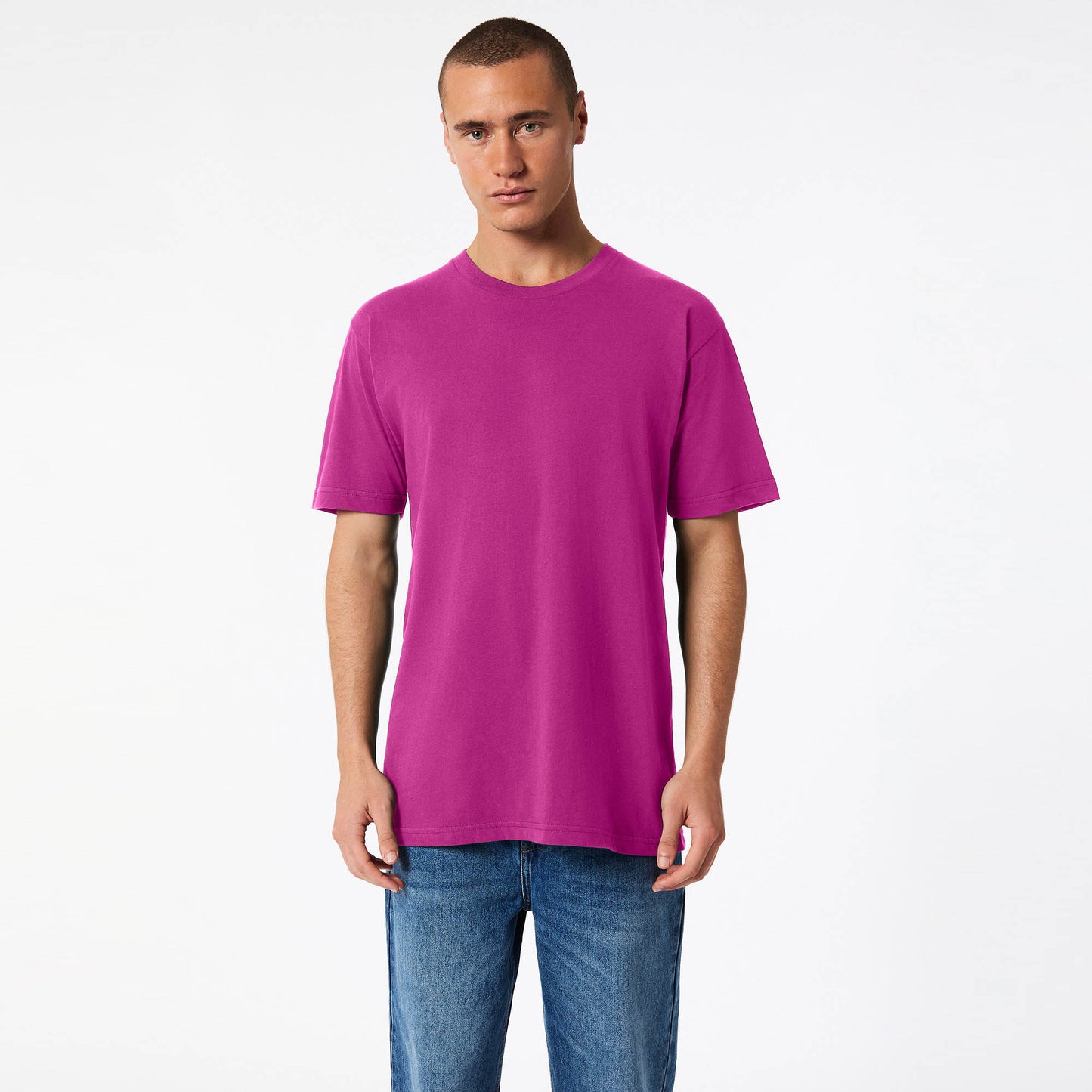 2001 - 2001 American Apparel Unisex Fine Jersey Short Sleeve T - UNBRANDED